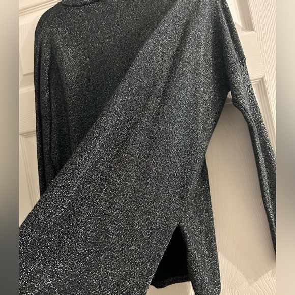 NWT‎ ALTAR’D State Long Black Sparkly Tunic Size Small-Medium - Picture 3 of 9